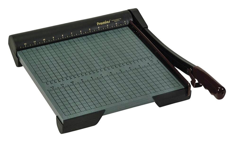 Premier W12 Green Board Wood Series Guillotine Trimmer, 12 Inch, Item Number 600387