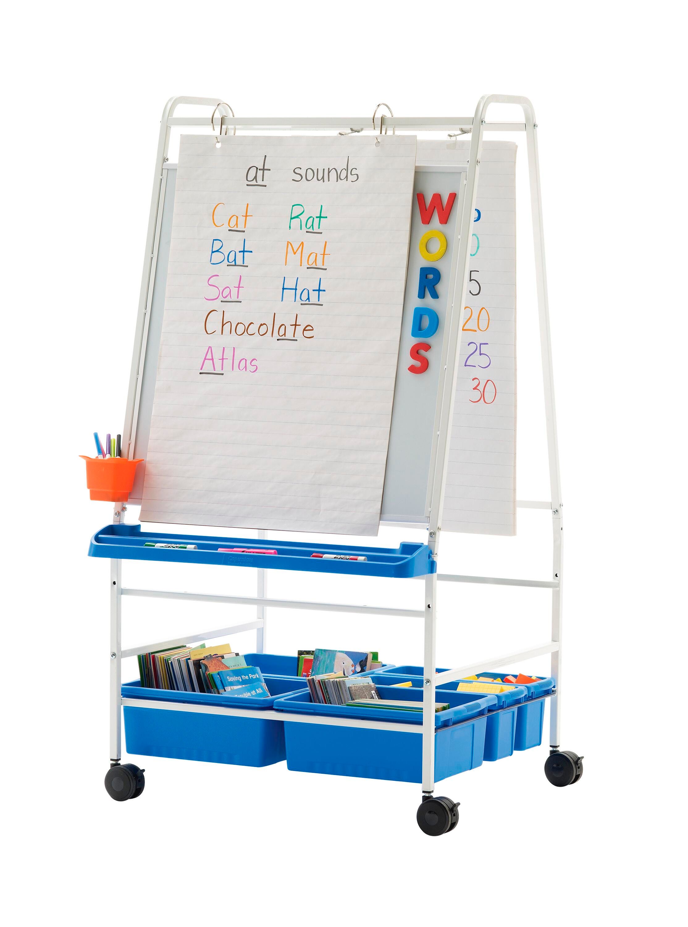 Copernicus Basic Reading Writing Center with Lids, 33 x 27 x 59 Inches, Item Number 2103023