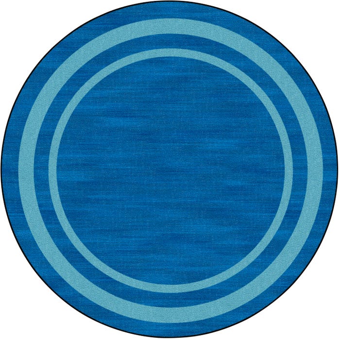Childcraft Simple Border Carpet for Classrooms, Round