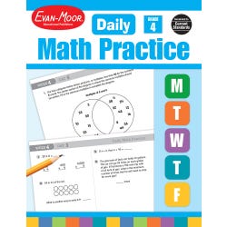Evan-Moor Daily Math Practice, Grade 4 302278
