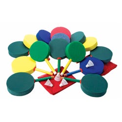 Image for FlagHouse Lollipop Paddles, 7 Inches, Super Set of 15 from School Specialty
