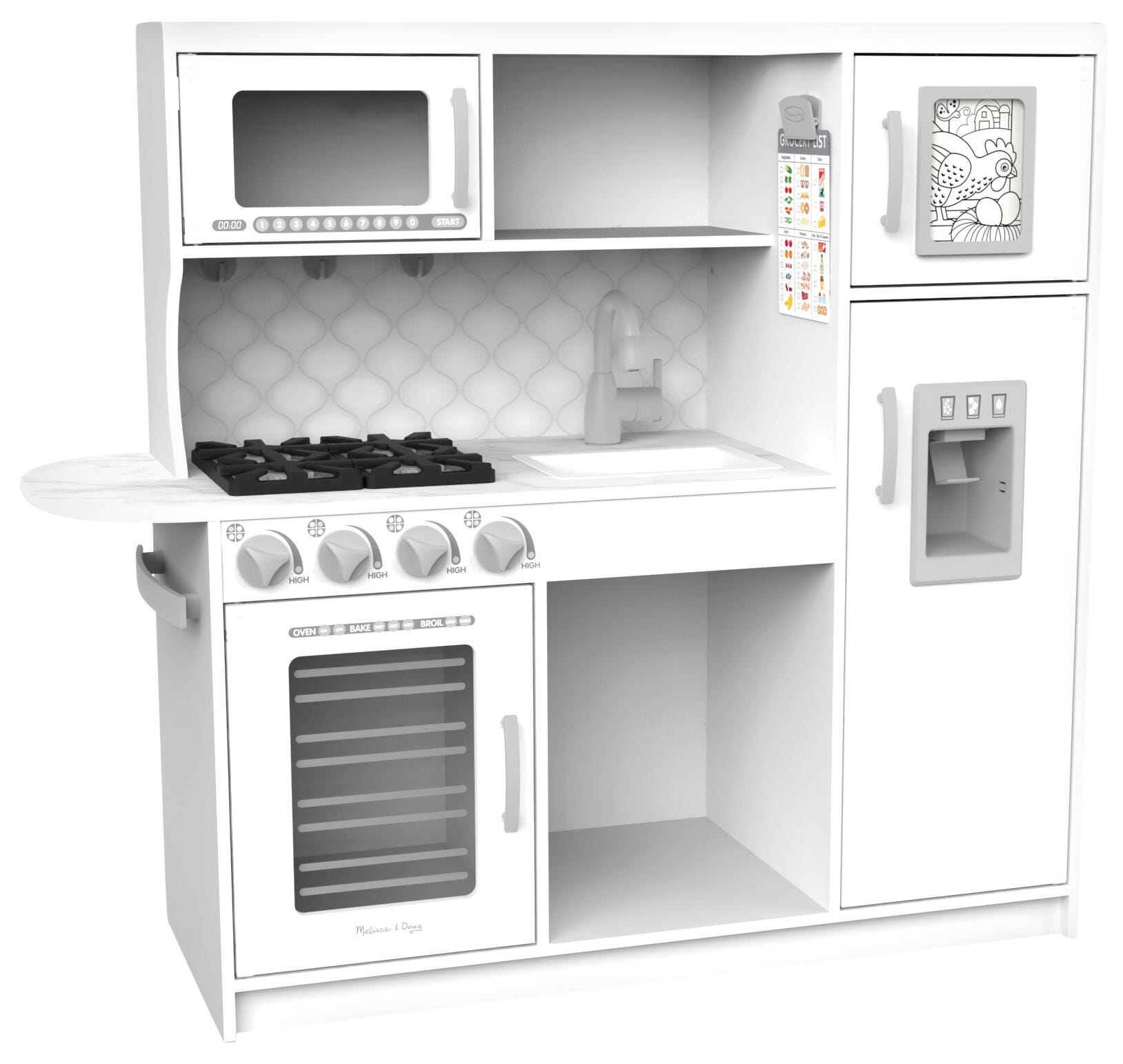 Melissa & Doug Chef's Kitchen, Cloud, 43-1/4 x 15-1/2 x 39 Inches, Item Number 2044716