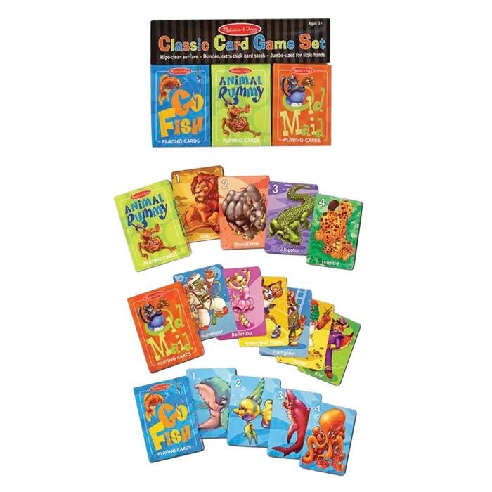 Melissa & Doug Classic Card Games, 3 Sets