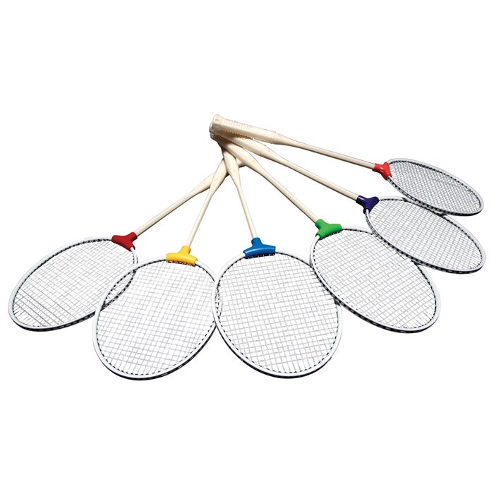 Pick-A-Paddle Indestructible Badminton Racquets, Set of 6