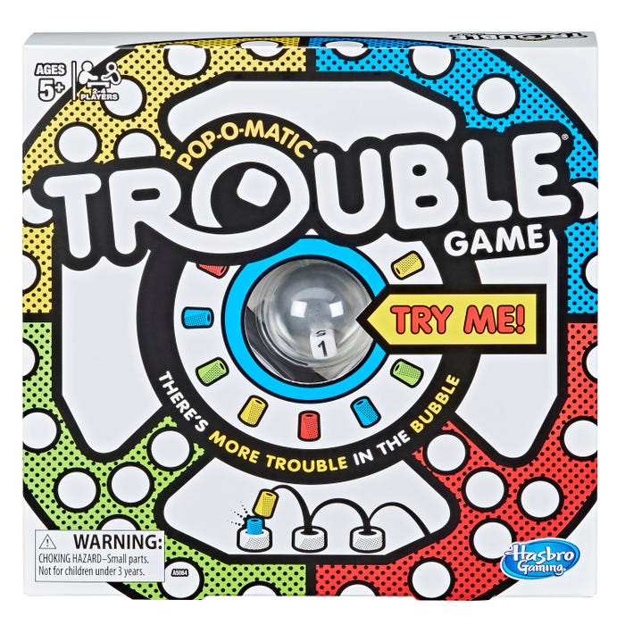 Hasbro Trouble Pop-O-Matic Game