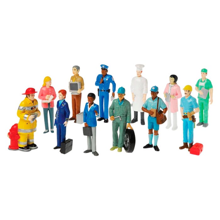 Marvel Education Pretend Play Career Figures, Set of 12