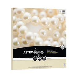 Astrodesigns Crafting Cardstock, 12 x 12 Inches, 65 lb/176 gsm, Champagne Pearl, 60 Sheets 2133768