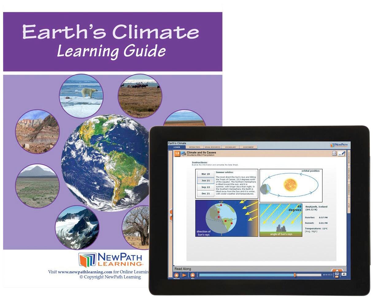 NewPath Learning Earth’s Climate Student Learning Guide with Online Lesson 2087516