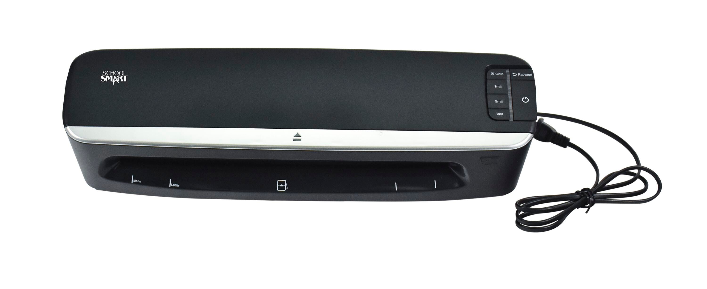 School Smart G50 12 Inch Pouch Laminator, Hot and Cold Lamination for 3, 5, 7 Mil 2049682