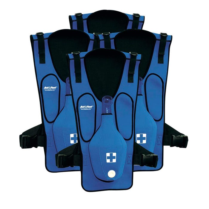 Act+Fast Anti-Choking Trainer, Pack of 4, Blue