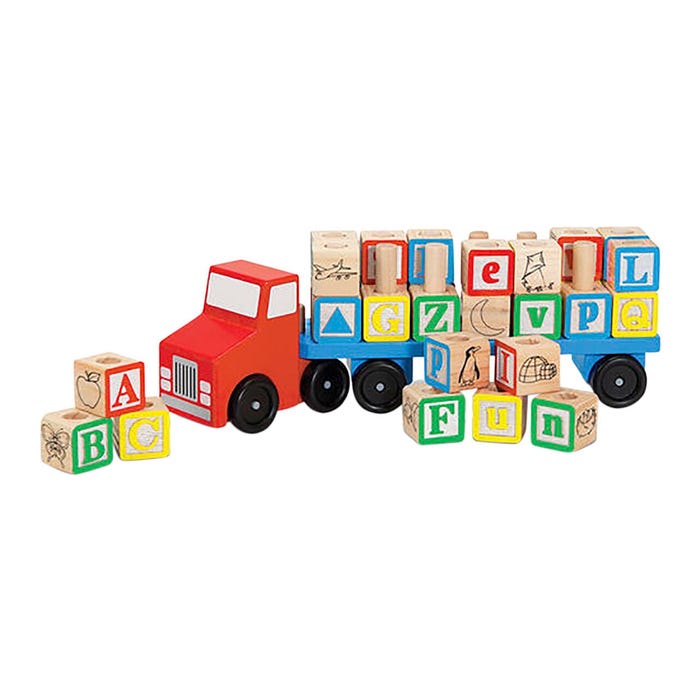 Melissa & Doug Alphabet Truck, Set of 29