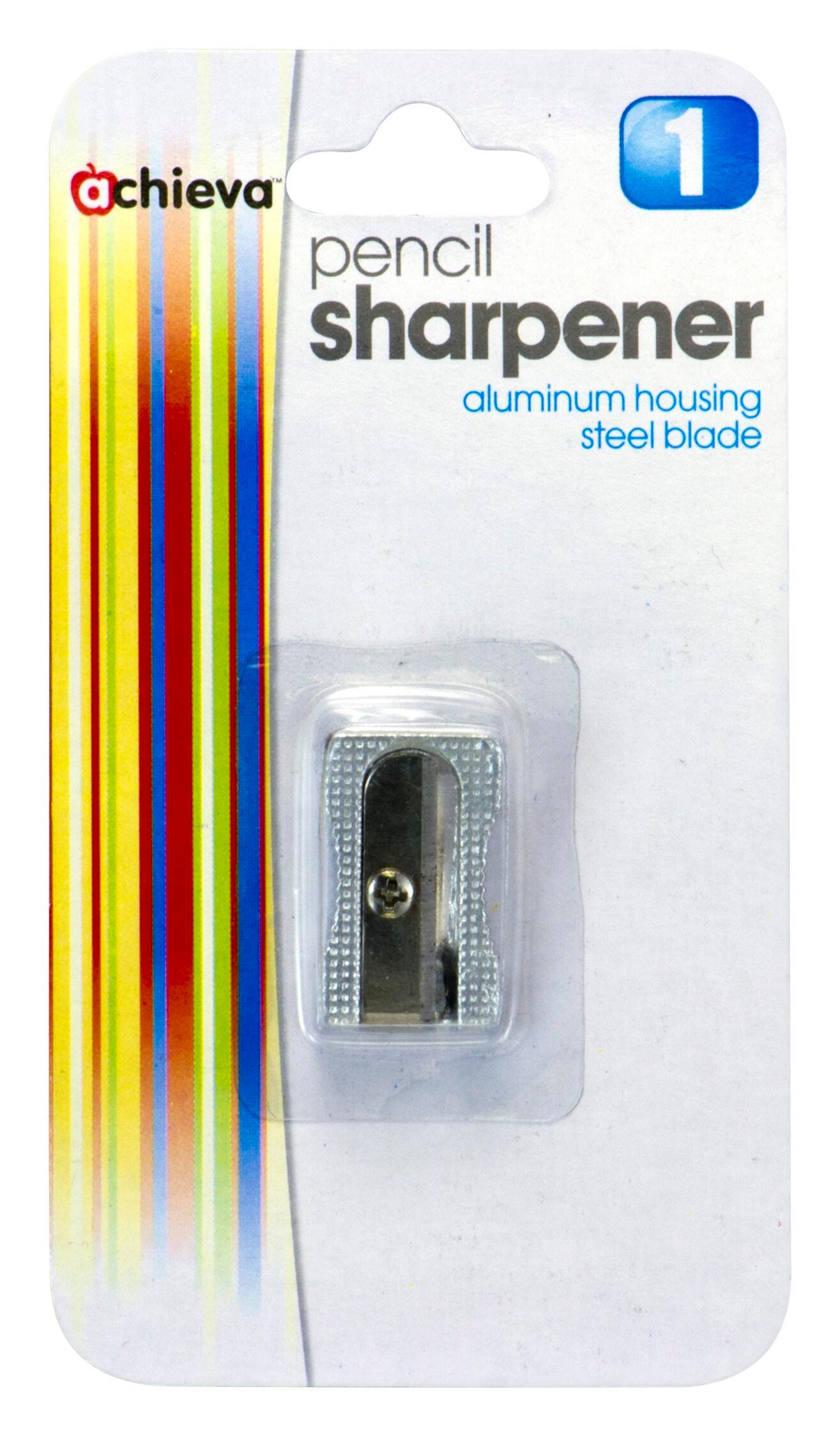 Achieva Single Hole Sharpener, 3/4 x 1 x 1/2 Inches, Aluminum, Item Number 2088300