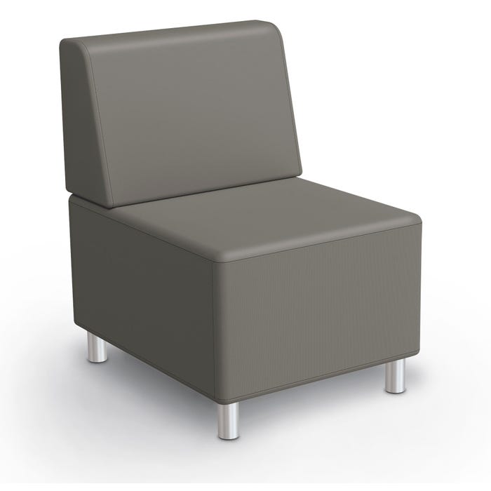 MooreCo Soft Seating Single Chair with No Arms, 22-1/2 x 29-1/2 x 34-1/2 Inches