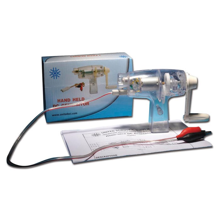 United Scientific Hand-Powered Generator, Quantity of 4