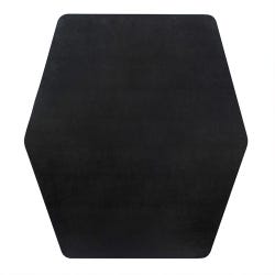 ES Robbins Game Zone Chair Mat for Medium Pile Carpet or Hard Floors, 42 x 46 Inches, Black