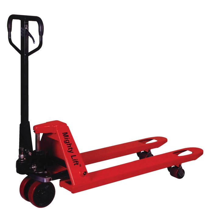 KC Bin Standard Pallet Jack, 48 x 27 x 27 Inches, 5500 Pound Capacity, Polyurethane