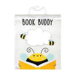 Creative Teaching Press Busy Bee Book Buddy Bags, 10-1/2 x 12-1/2 Inches, Pack of 6 2149199