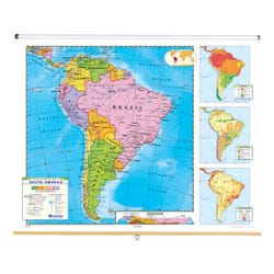 Nystrom Political Relief Map, South America, Item Number 1398271