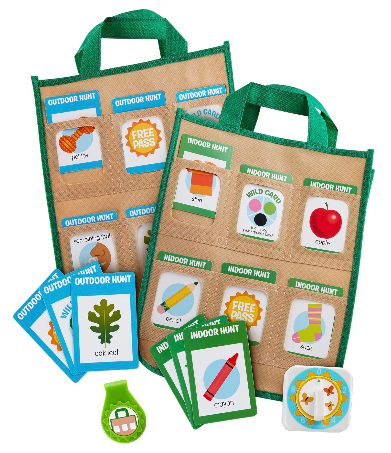 Melissa & Doug Let's Explore Indoor/Outdoor Scavenger Hunt Play Set, 85 Pieces, Item Number 2122187