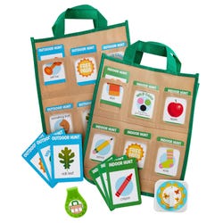 Melissa & Doug Let's Explore Indoor/Outdoor Scavenger Hunt Play Set, 85 Pieces, Item Number 2122187
