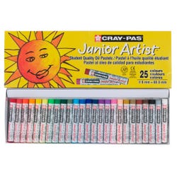 Sakura Cray-Pas Junior Artist Oil Pastels, Assorted Colors, Set of 25 059193