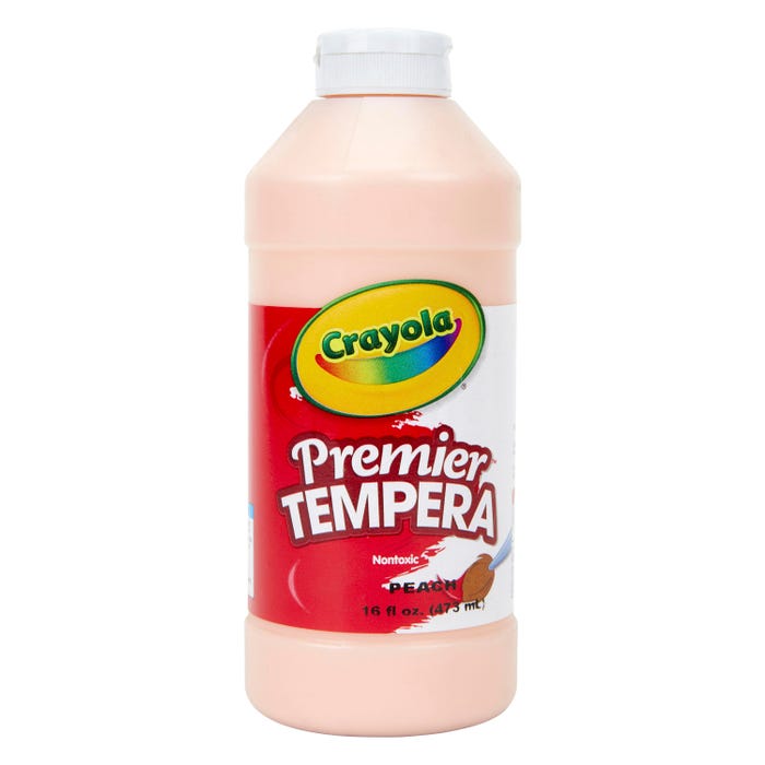 Crayola Premier Tempera Paint, 1 Pint Bottle, Peach