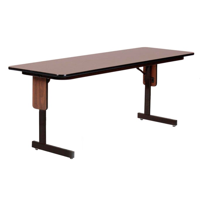 Correll Rectangle Laminate Top Panel Leg Seminar Table