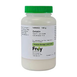 Frey Scientific Gelatin Powder, Lab Grade 1495552