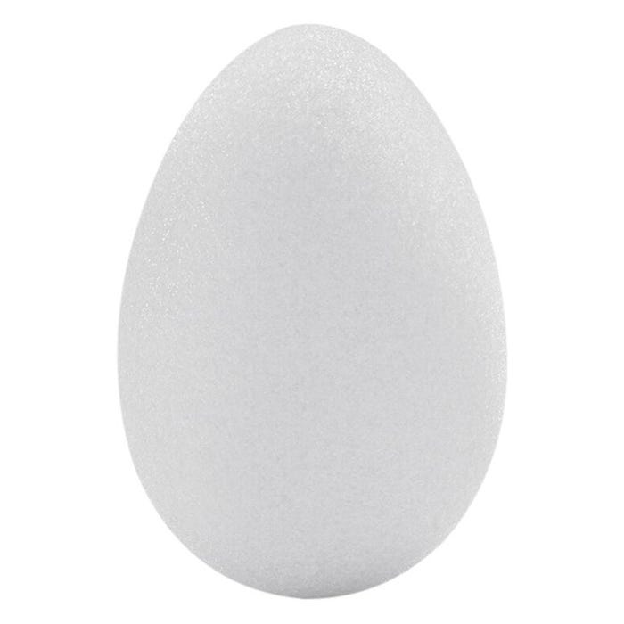FloraCraft CraftFoM Egg, 3-1/16 x 2-5/16 Inches, White, Pack of 4