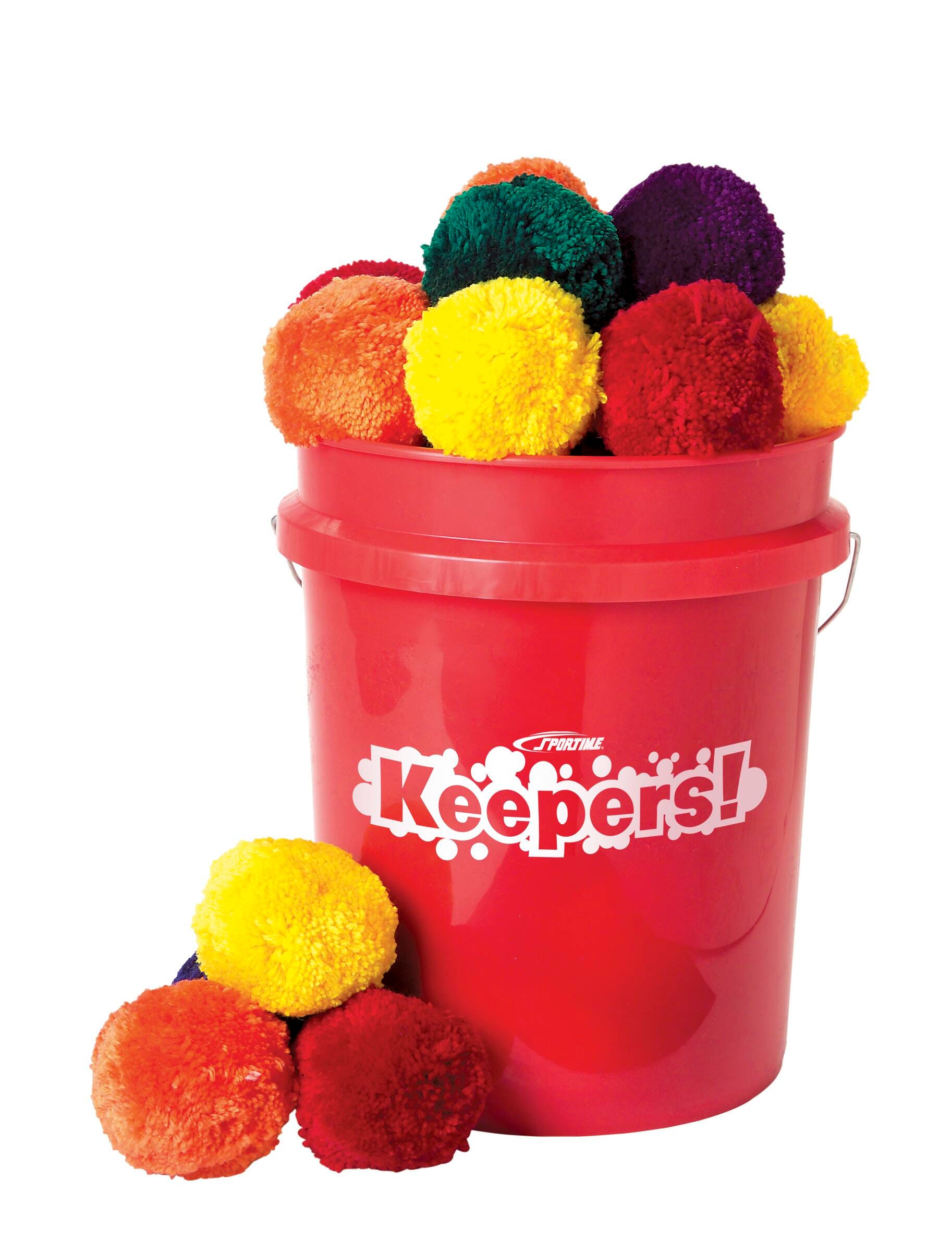 Image for Sportime Keepers! Fleece Ball Set, 4 Inches, Set of 48 from School Specialty