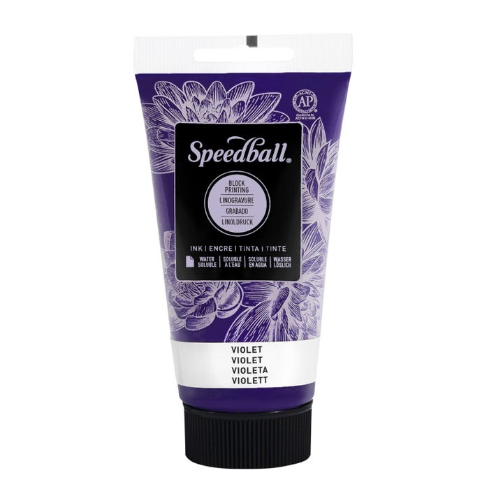 Speedball Water Soluble Block Printing Ink, Violet, 2-1/2 Ounces