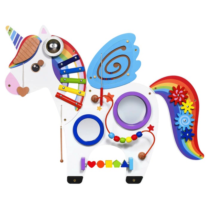 Spark & Wow Unicorn Activity Wall Panels, Set of 4