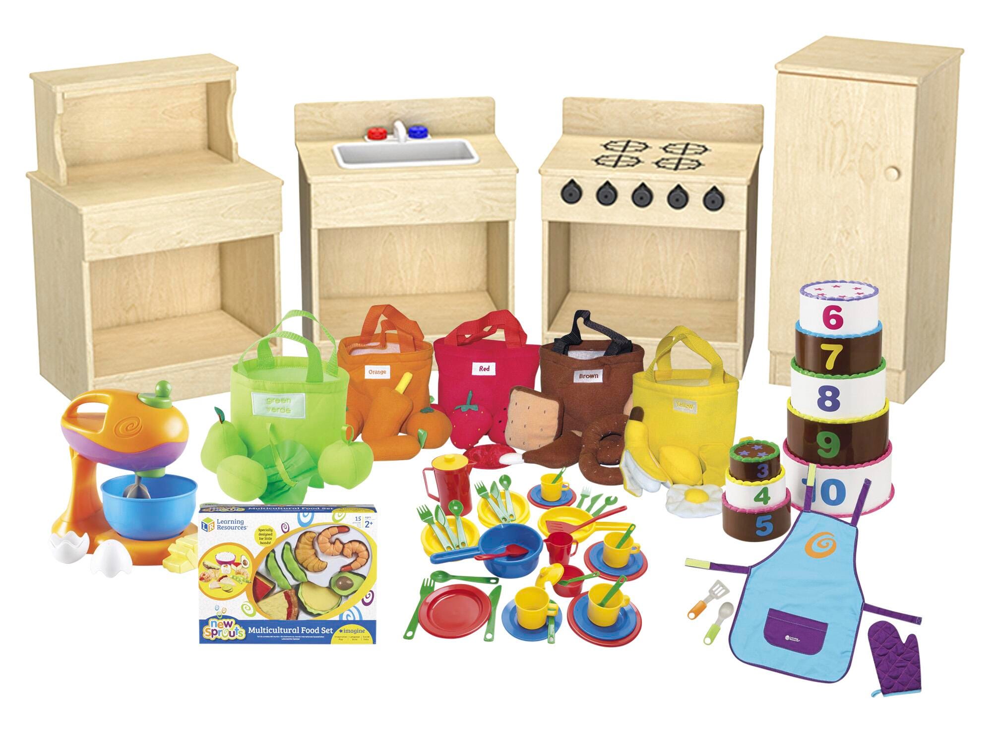 Toddler Dramatic Play Kitchen Bundle 2140179