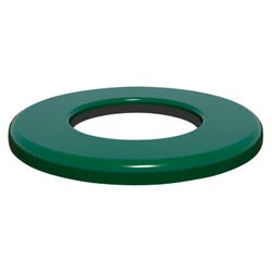 Superior Recreational Products Flat Trash Receptacle Top, 14 Inch Hole Opening 55 Gallon 2148658