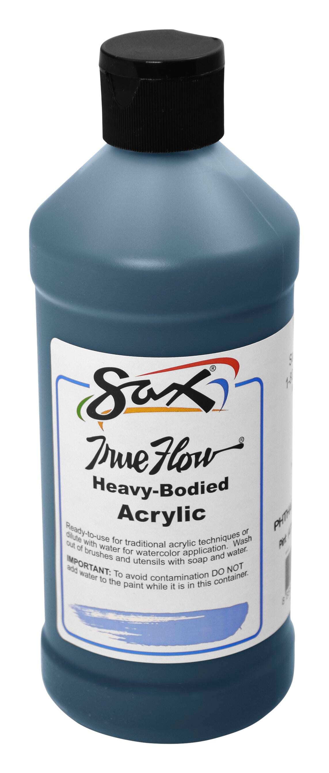 Sax Heavy Body Acrylic Paint, 1 Pint, Phthalo Green Item Number 1572455