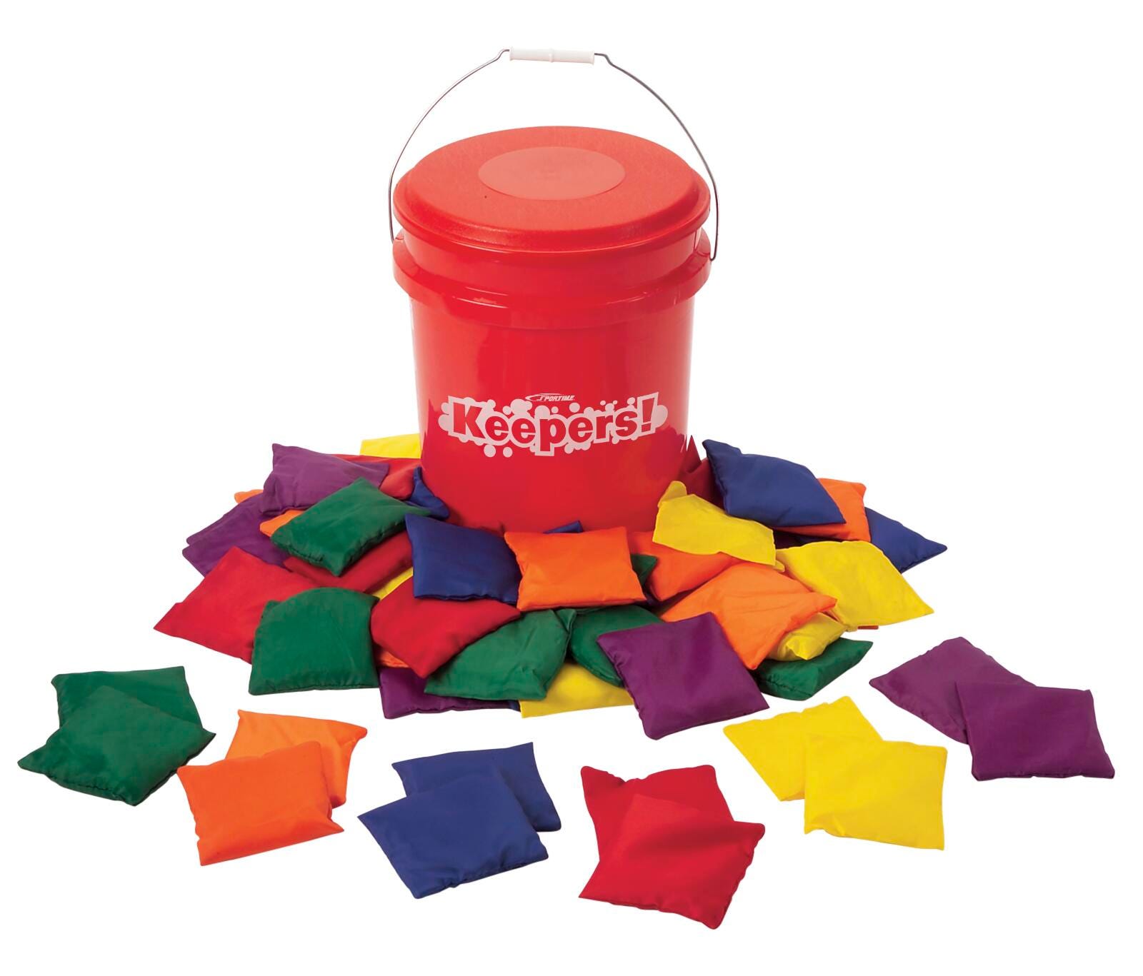 Image for Sportime Bean Bags, Assorted Colors, Super Set of 48 from School Specialty