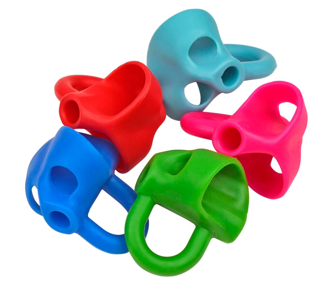 The Pencil Grip Inc. The Ring Grip, Assorted Colors, Pack of 6, Item Number 2102221