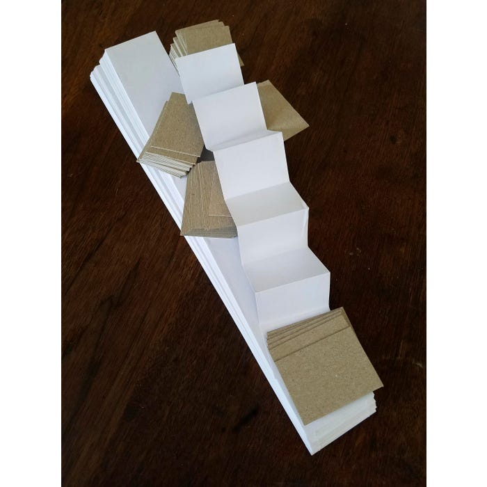 Cover-It Mini Accordion Book Kit, 2-3/8 x 1-1/2 Inches, Pack of 72