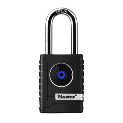 Master Lock Bluetooth® Outdoor Padlock, 2 Inches Black 2150137