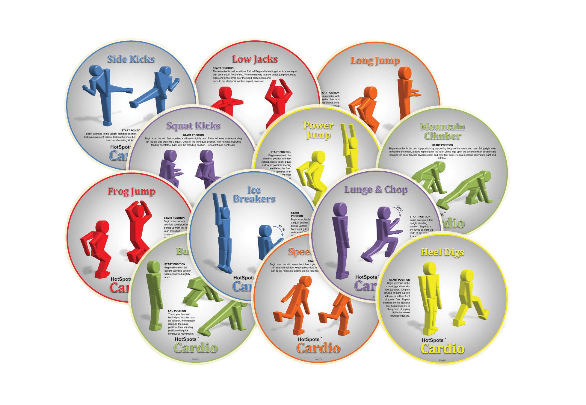 Spatial Awareness, Floor Spots, Wall Spots, Item Number 1428918