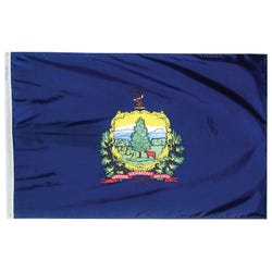 Image for Annin Vermont State Flag, Heavy Weight Nylon, Outdoor, 3 x 5 Feet from School Specialty
