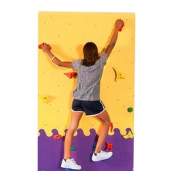 Sportime Education Climbing Wall, Purple/Yellow