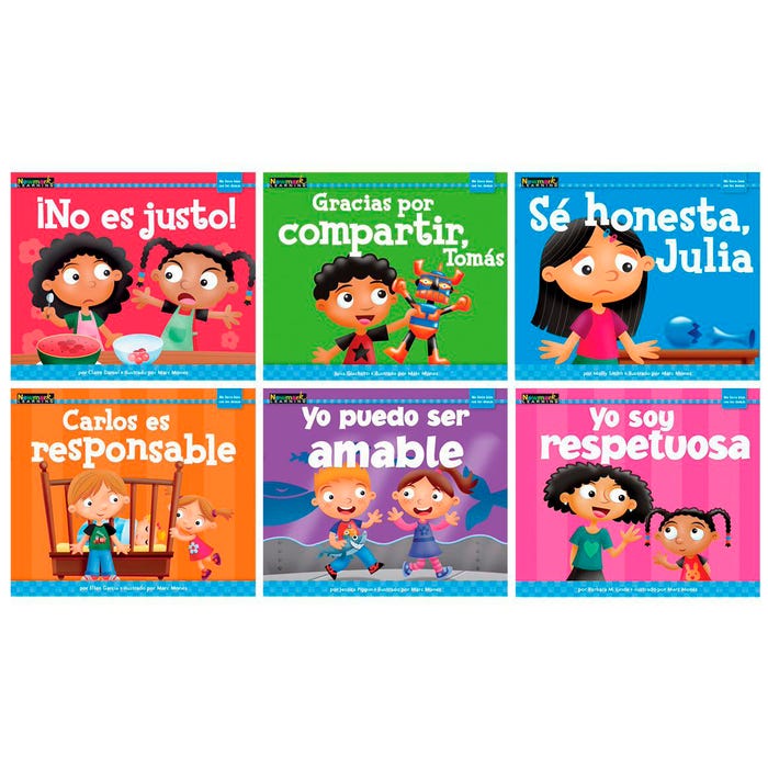 Newmark Learning MySELF Me llevo bien con los demás, Spanish, Set of 6