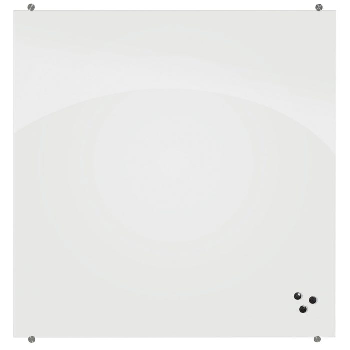 MooreCo Visionary Magnetic Glass Board, 3 x 4 Feet, White