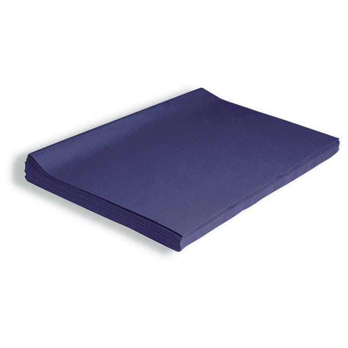 Spectra Deluxe Bleeding Tissue Paper, 20 x 30 Inches, National Blue, 24 Sheets