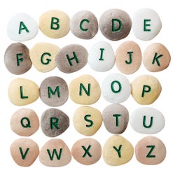 Yellow Door Alphabet Pebbles - Uppercase, Item Number 2024458
