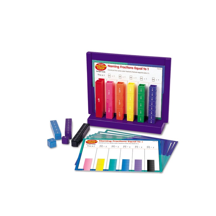 Learning Resources Fraction Tower Activity Kit