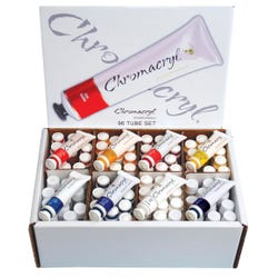 Chromacryl Students' Acrylic, 0.65 Ounces, Assorted Colors, Set of 96