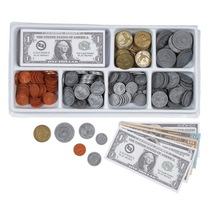 SI Manufacturing Mini US Money Kit, 340 Pieces