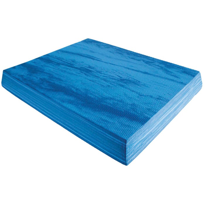 Ecowise Rectangular Balance Pad, 19 x 15 x 2-3/8 Inches, Soft EVA Foam, Blue